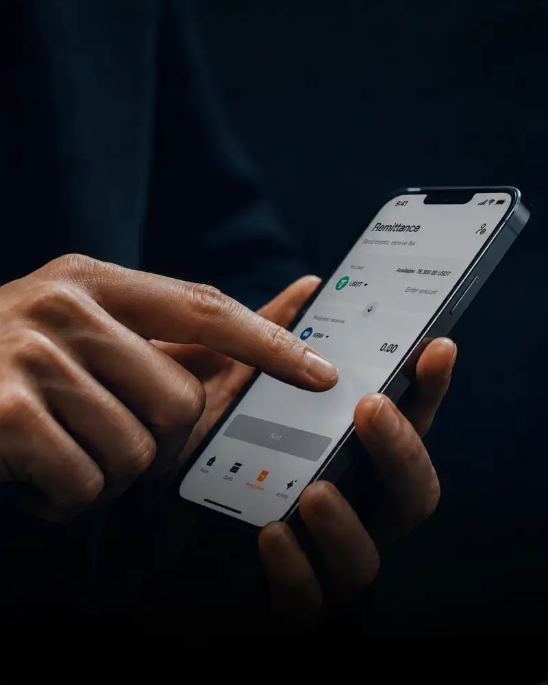 Khởi tạo chuyển tiền bằng stablecoin