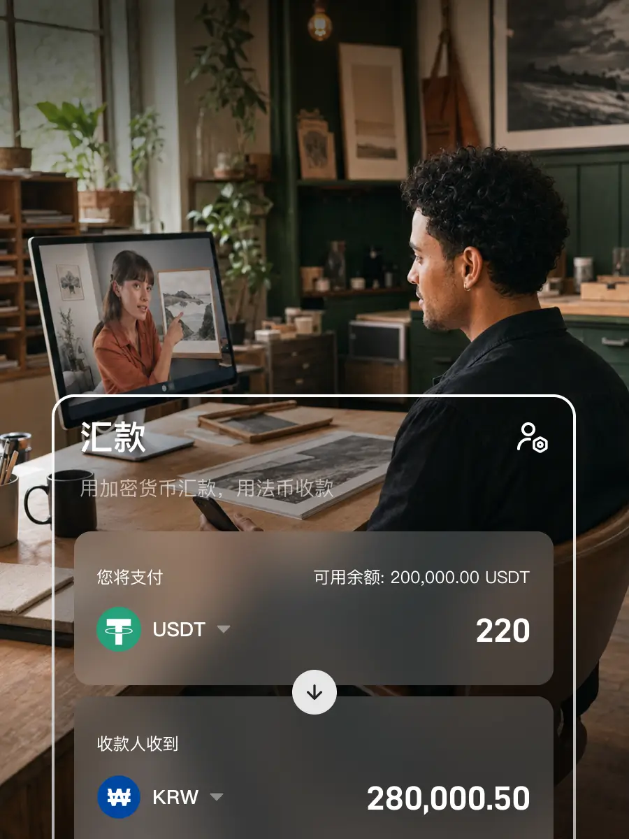 第一步：输入汇款金额